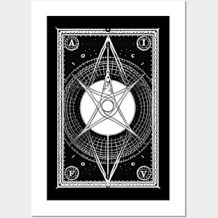 Tarot Card Reader Astrology Occult Mystical Posters and Art